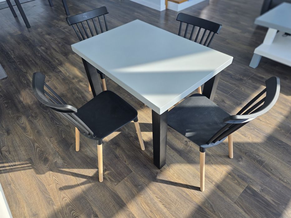 Nowoczesny Solidny bukowy stolik 70x100