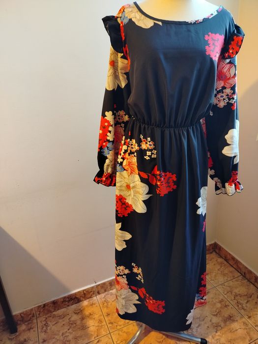 Sukienka długa kwiatowa 2XL Promocja