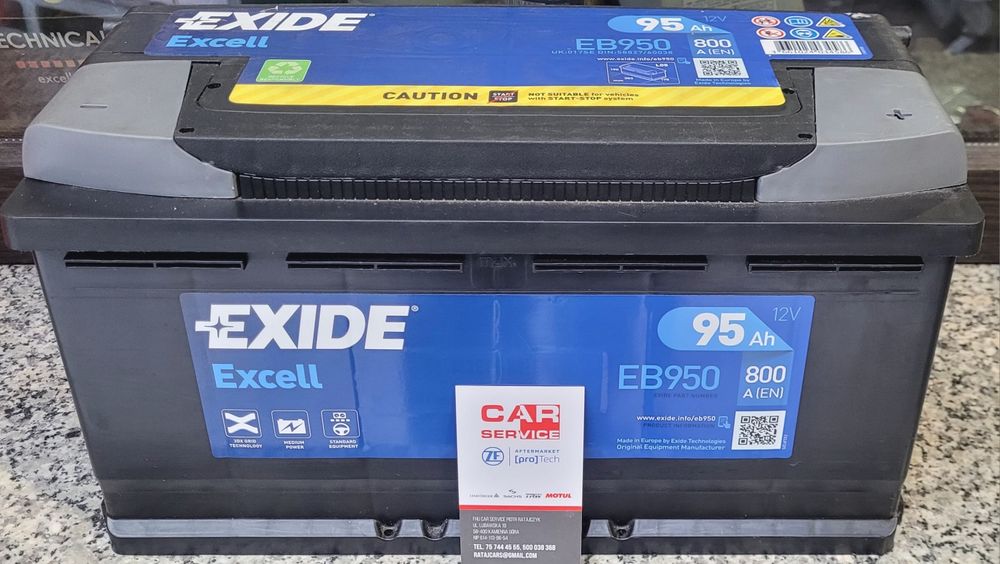 Akumulator 95ah exide eb950 Car Service Ratajczyk Kamienna Góra