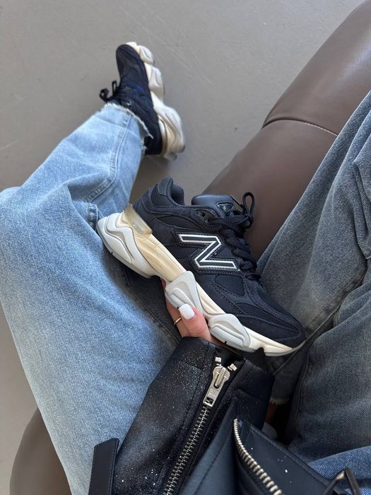 ФАВОРИТ! New Balance 9060 Navy White 36 37 38 39 40 41 42 43 нб наві вайт сині білі