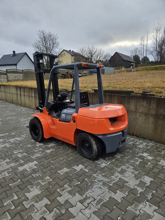 Wózek widłowy toyota 7fd40 4t terenowy 7fd45 4.5t