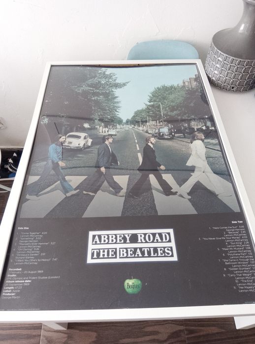 Poster dos The Beatles " Abbey road"