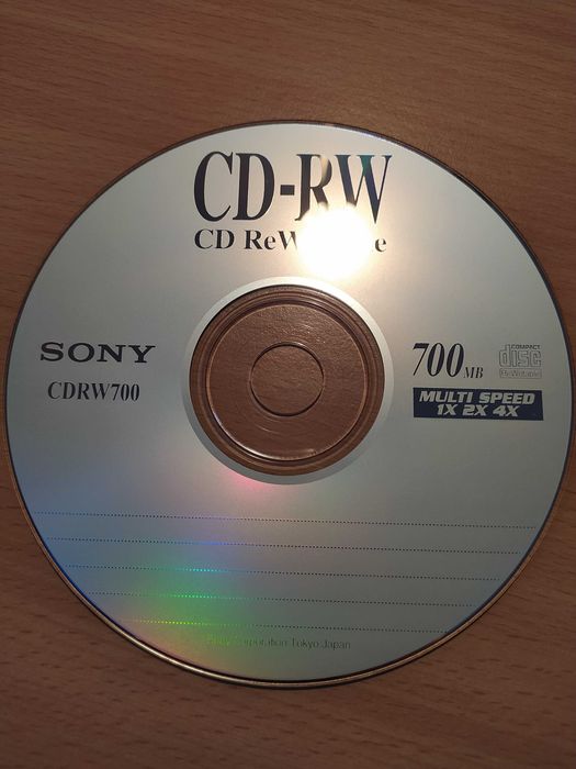 Sony CDRW 700MB Rewritable, Like New64283860434435121