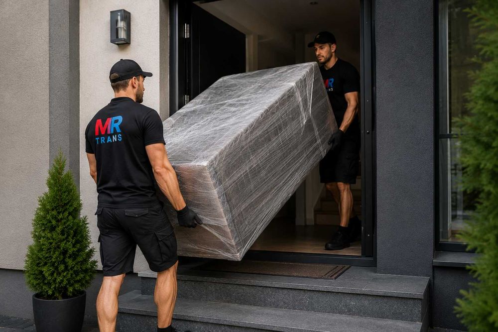 TRANSPORT MEBLI WARSZAWA | Wniesienie | Transport AGD | Lodówki, pralki | Meblowóz + 2 tragarzy | BEZ UKRYTYCH DOPŁAT