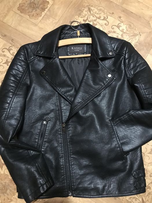 Крута чоловіча шкіряна косуха