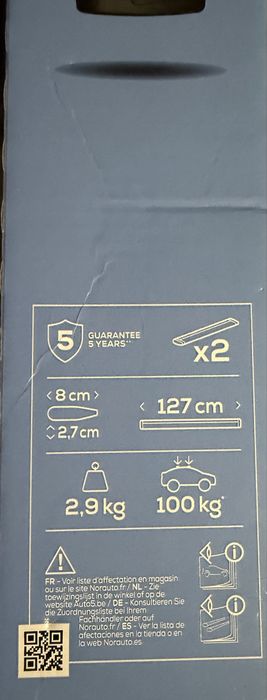 Conjunto  2 Barras Tejadilho aerodinamicas