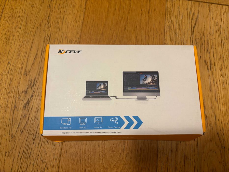Nowy KVM switch Kceve na 4 komputery -- 4x HDMI, USB3.0