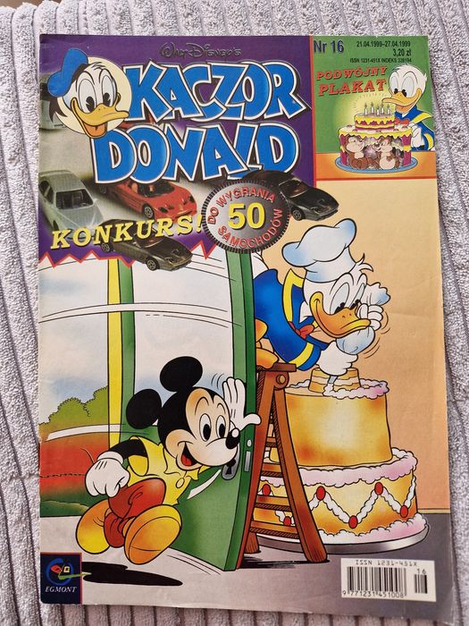 Komiks Kaczor Donald nr 16 1999