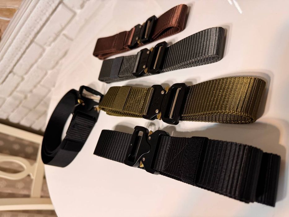 Ремінь туристичний, тактичний в асортименті, пряжка  COBRA.