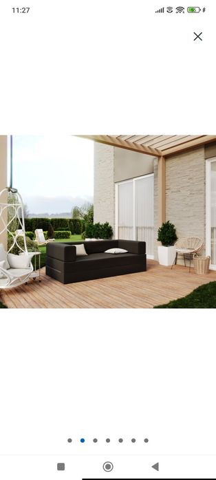 Sofa kanapa rozkładana FDM GARDEN FLIP 200 cm
