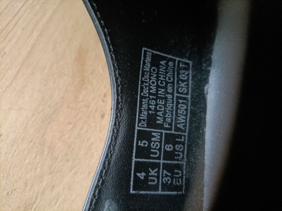 Buty Martens rozmiar 37
