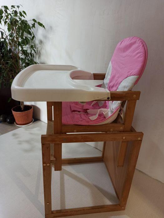 Стілець-трансформер для годування Стол трансформер 2в1,детский стол дл