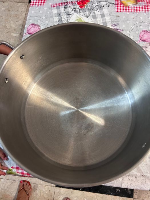 Tacho Inox Inmafe 40 cm com tampa – Como nova