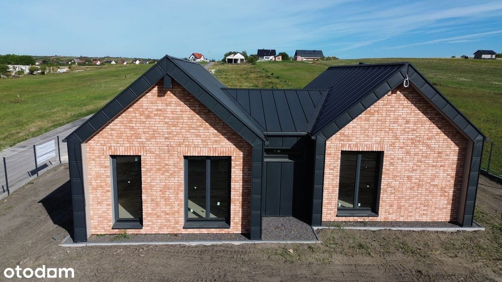 NOWY Dom  drewniany parterowy 93,5m² + Działka 966m² Siesławice