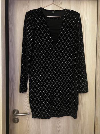 SHEIN Black Sparkly Dress