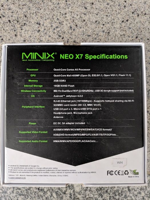Minix NEO X7 Android Media Hub