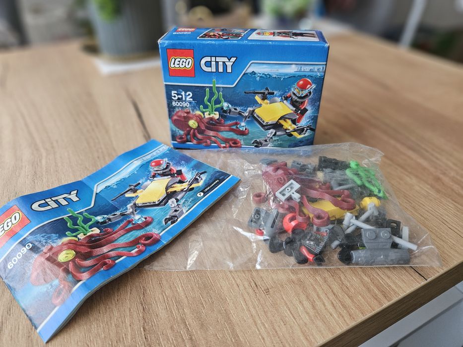 Klocki lego city skuter głębinowy 60090