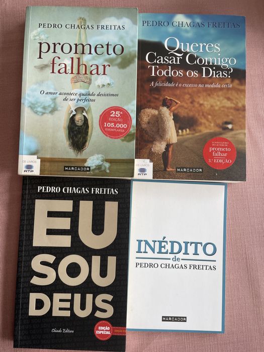 Livros Pedro Chagas Freitas ‘Eu sou Deus’ e mais