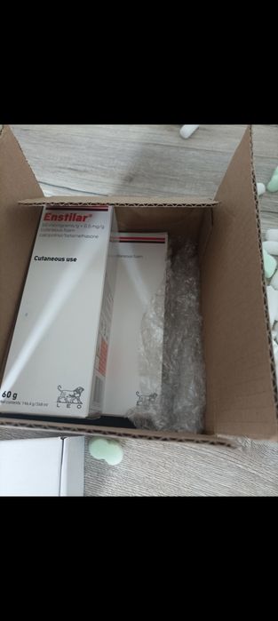 Pianki Enstilar  2x60 ‼️NOWA‼️ łuszczyca