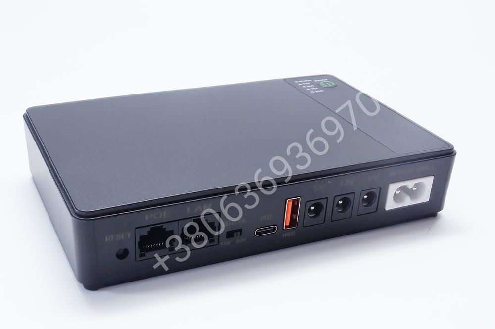 ДБЖ (UPS) для роутера DC2018P 18W, 20000mAh 5/9/12V Black