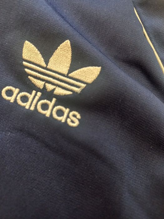 Granatowy dres adidas 3-stripes junior 158