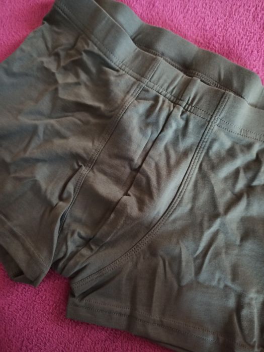 Трусы-шорты H&M 121-5643099 S Темно-зеленые (hm02655533885)