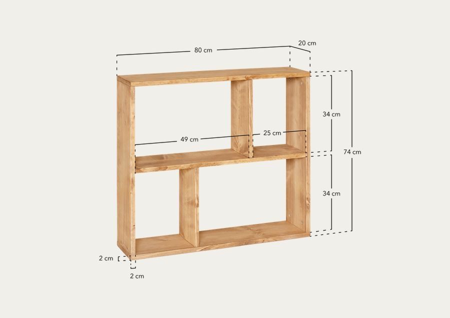 Estante livros / aparador - Decowood