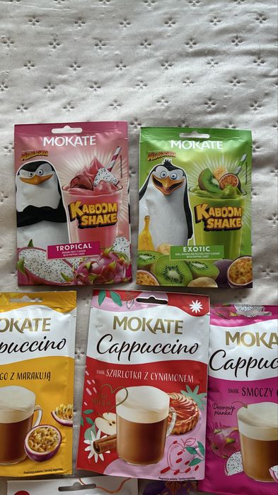 Napoje mokate - cappucino, lemoniada, master shake, kaboom shake mango szarlotka tropical exotic