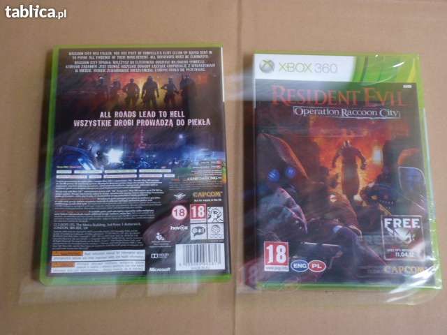 gra RESIDENT EVIL operation RACCOON city xbox 360 nowa