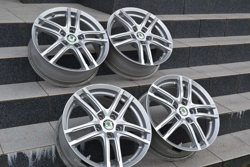 Alufelgi 5x112 Skoda 17 Cali stan bardzo dobry