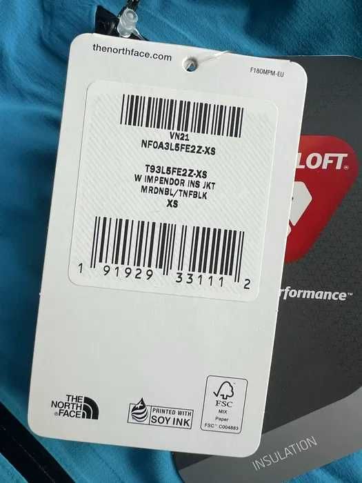 Damska kurtka The North Face Impendor Insulated. Rozmiar xs.