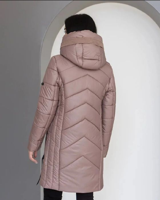 Зимовий теплий пуховик+шапка