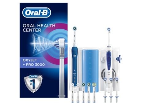 Centro Dental ORAL B Pro3000 + Oxyjet- COMO NOVO!!!