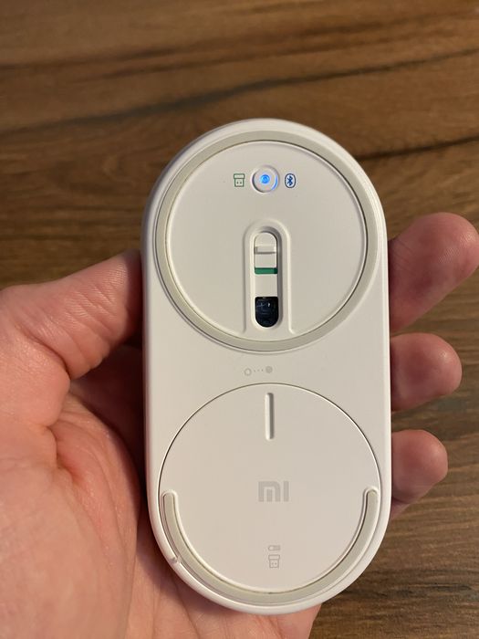 Миша мышь Xiaomi Portable Mouse (Bluetooth + 2.4G) — Silver XMSB02MW