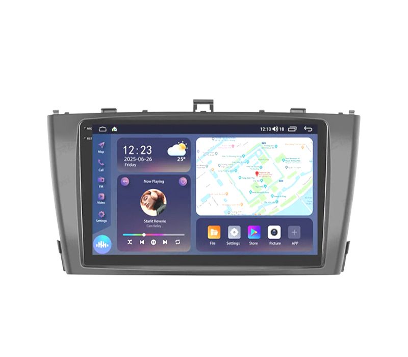 RÁDIO GPS ANDROID 13 TOYOTA AVENSIS 09-15