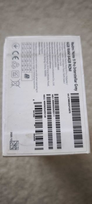 Redmi Note 9 pro 6 GB 64 GB Interstellar Grey