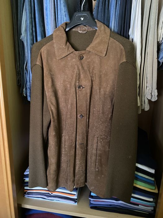 Blazer em pele Massimo Dutti