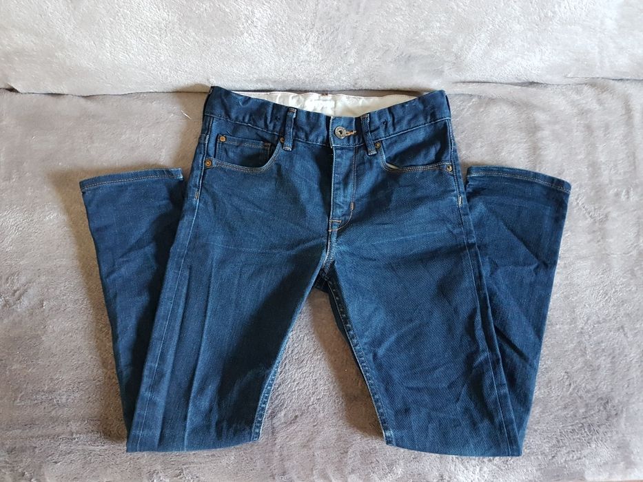 H&M Skinny fit, r. 146 spodnie dżinsy jeansy