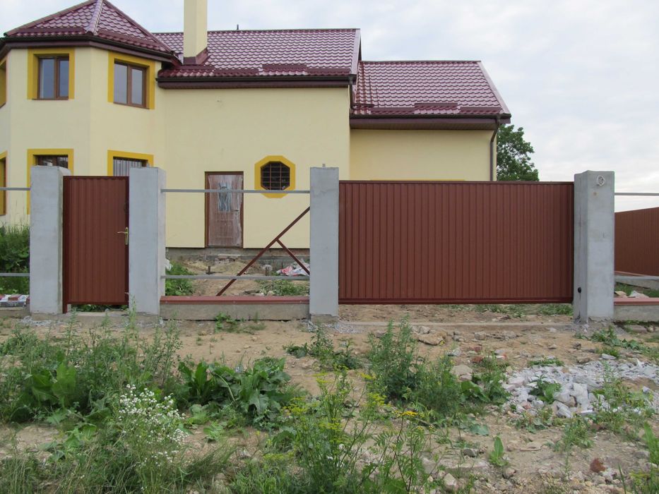 ВОРОТА Откатные / Відкатні, Каркас відкатних воріт, Каркас воріт з т-профілю