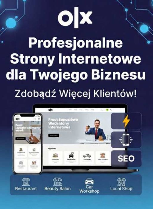 Strony internetowe dla małych biznesów/restauracji