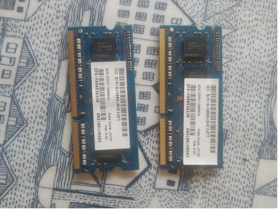 memórias portátil 4gg (2x2gb)