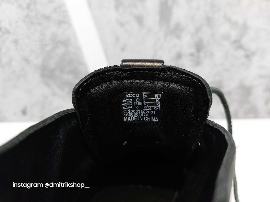 Черевики жіночі шкіряні Ecco Crepetray