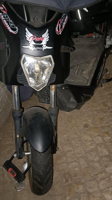 Mota elétrica com problema no motor de arranque