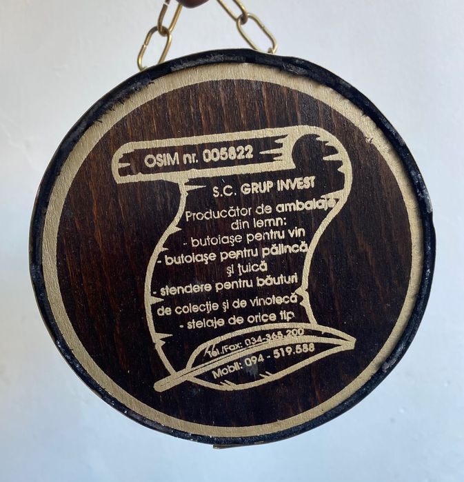 Barril decorativo Murfatlar original – madeira