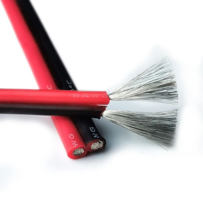 Кабель AWG силиконовый двойной