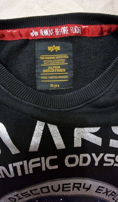 Кофта Alpha Industries 16 лет