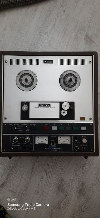 Magnetofon szpulowy. SONY TC-651.Radio SONY TC-651