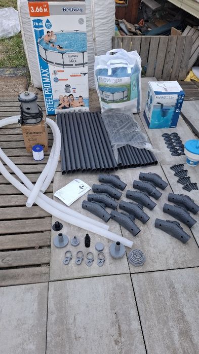 Basen bestway Steel Pro Max 3.66m jak NOWY