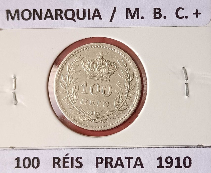 2 Moedas da Monarquia Portuguesa D. Manuel  II  4º Dinastia  ( PRATA )