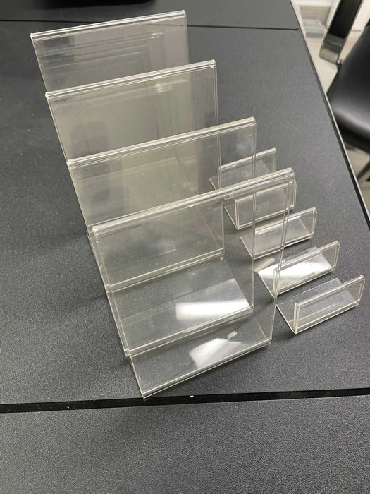 Suporte Expositor de Acrílico 6x3cm e 10x15cm